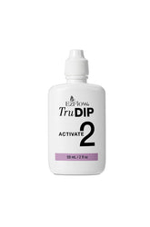 Front view of EzFlow TruDIP Activate 2 2 ounce bottle printed with brand name & product details